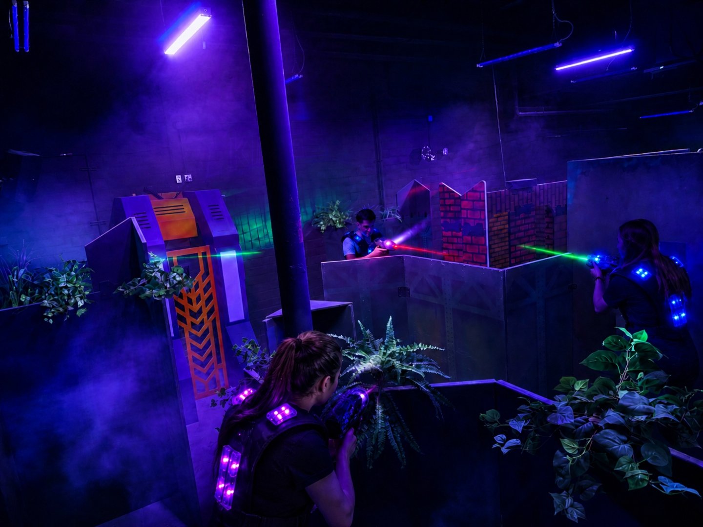 Laser tag arena