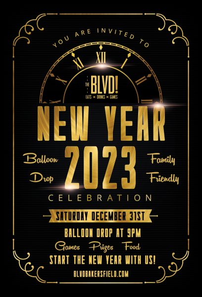 NEW YEAR’S EVE CELEBRATION