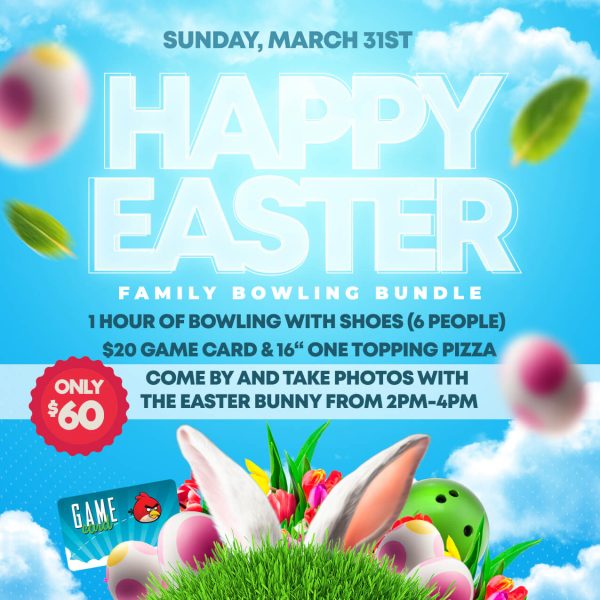 EASTER FAMILY BOWLING BUNDLE